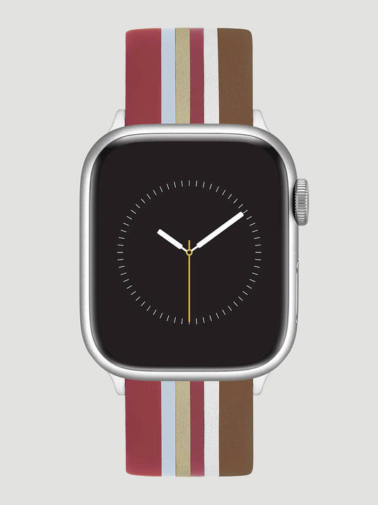 Silicone Brushpopper Universal Watchband:Brown:One Size:
