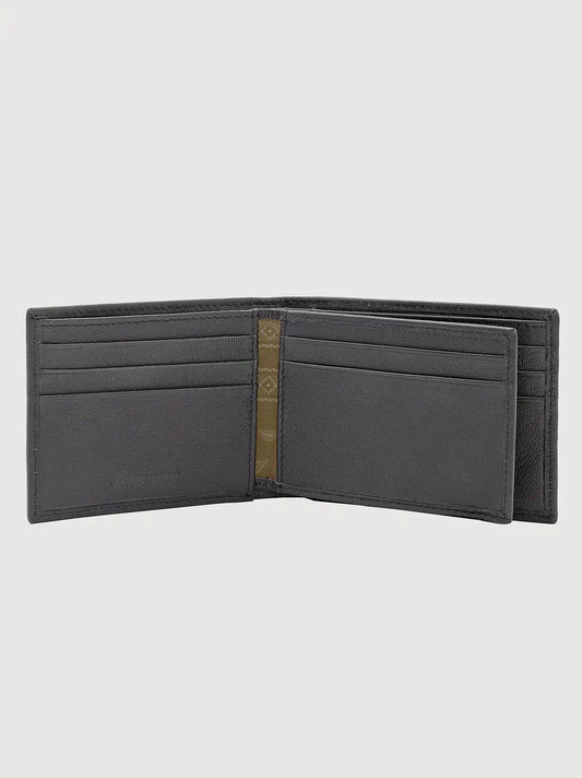 Mens Slim Flip Wallet:Black:One Size