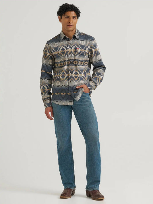Wrangler® Men's Five Star Premium Flex Relaxed Fit Bootcut Jean in Carl