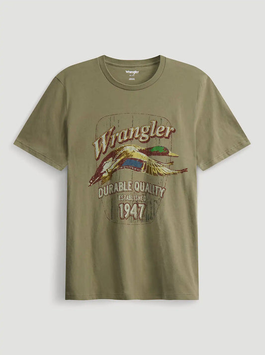 Mallard Graphic T-Shirt in Dusky Green