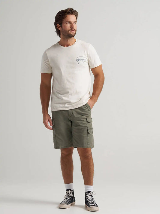 Wrangler® Men's Five Star Premium Stacked Cargo Short in Spruce