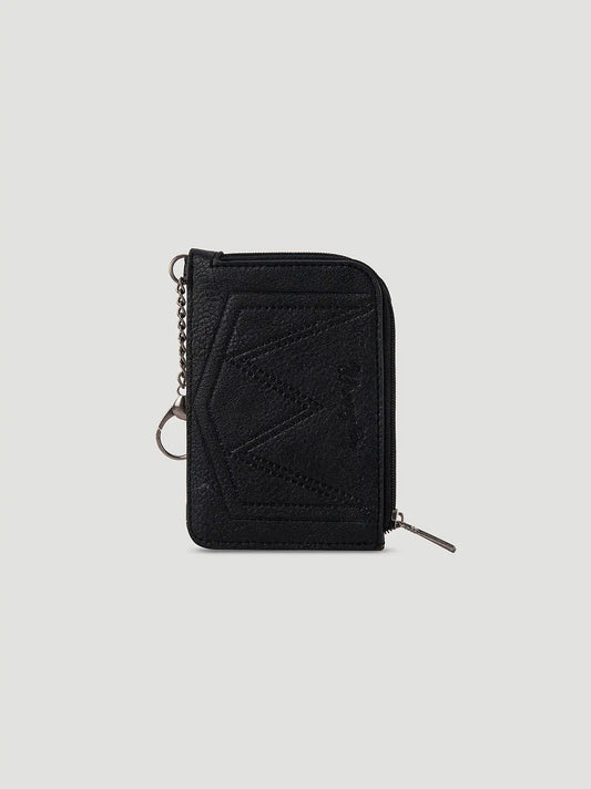 Cow Print Wallet:Black:One Size