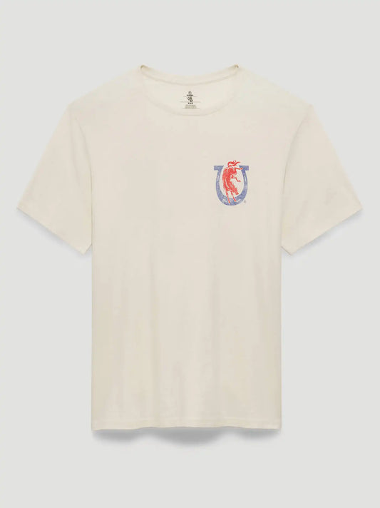 Colt 45 Horseshoe Back Graphic T-Shirt in Marshmallow