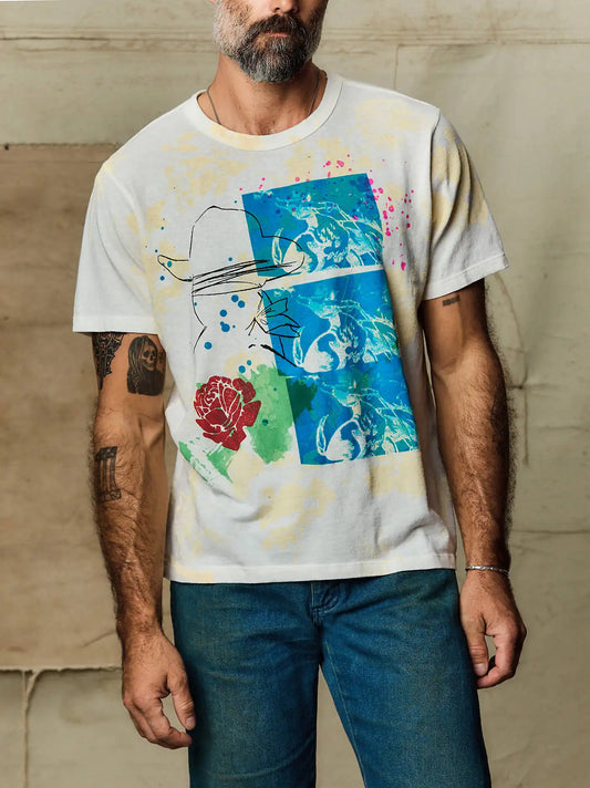 Wrangler x Imogene + Willie Studio Tee in Vintage White