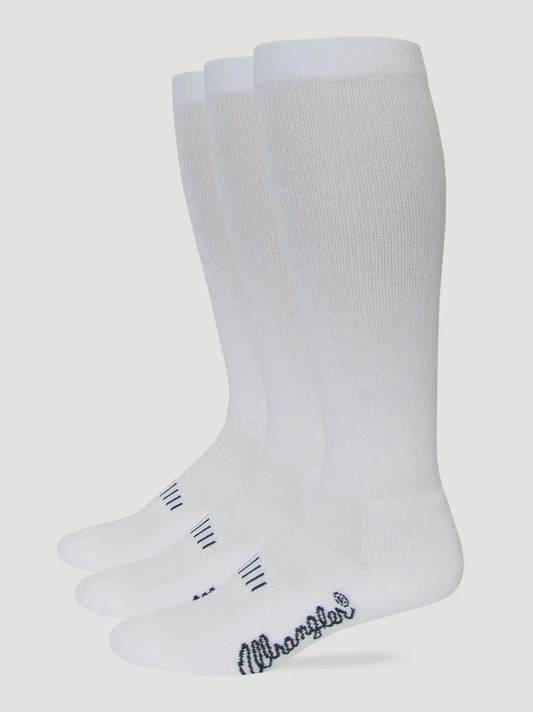 Mens Boot Socks 3-Pack:Grey:L