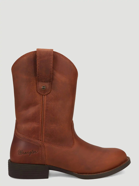 Men's Flint Roper Western Boot in Bridle Brown