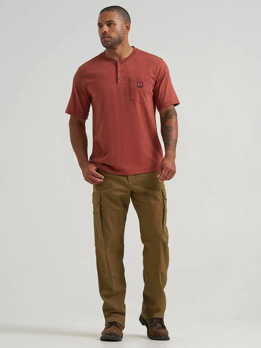 Wrangler® RIGGS Workwear® Performance Canvas Ranger Cargo Pant in Kangaroo