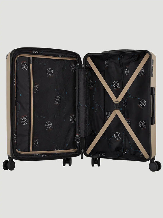 ATG 22 Inch Hardside Rolling Carry-On:Tannin/Black:One Size: