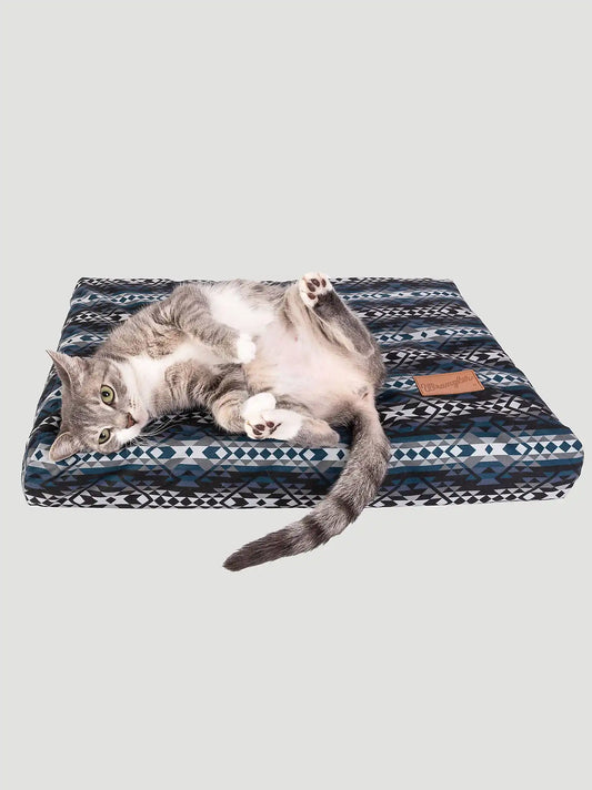 Reversible Southwest Crate Mat:Blue Multi:L