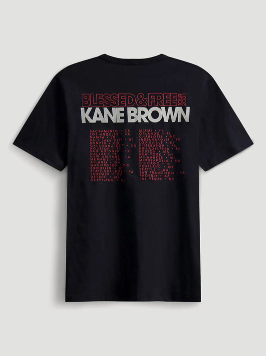 Kane Brown Tour 2021 Graphic T-Shirt in Jet Black