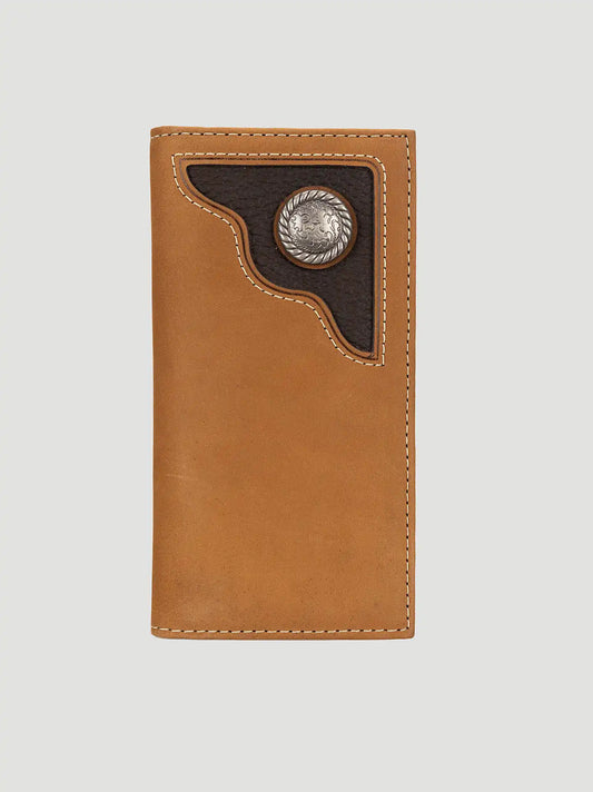 Mens Leather Tool Rodeo Wallet:Cognac:OS
