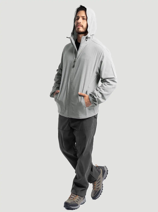 Men's Wrangler ATG™ Flex Zip Windbreaker in Ultimate Grey