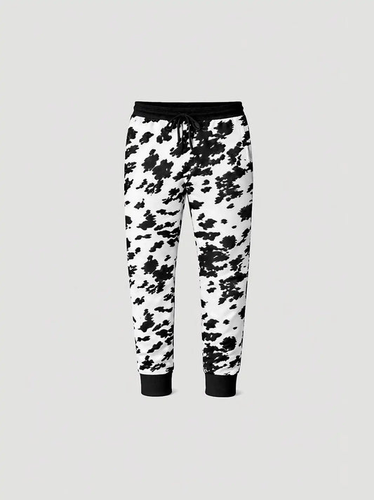 Men's Sleep Jogger in Black/White