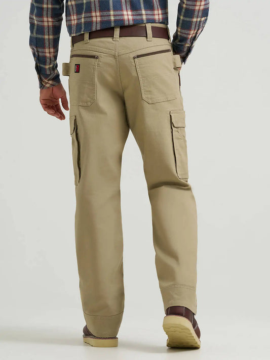 Wrangler® RIGGS Workwear® Performance Canvas Ranger Cargo Pant in Khaki