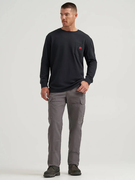 Wrangler RIGGS Workwear® Relaxed Crew T-Shirt in Black