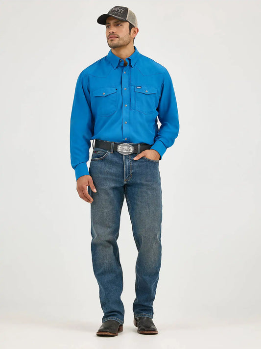 Men's Wrangler® 20X® Active Flex Relaxed Fit Jean in Thundercloud