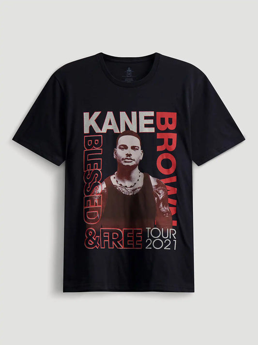 Kane Brown Tour 2021 Graphic T-Shirt in Jet Black