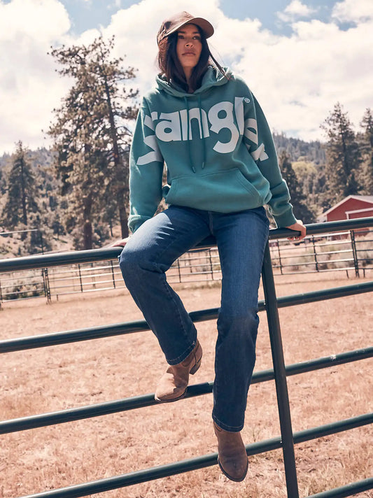 Women's Wrangler BESPOKE High Rise Bootcut Jean in Destiny