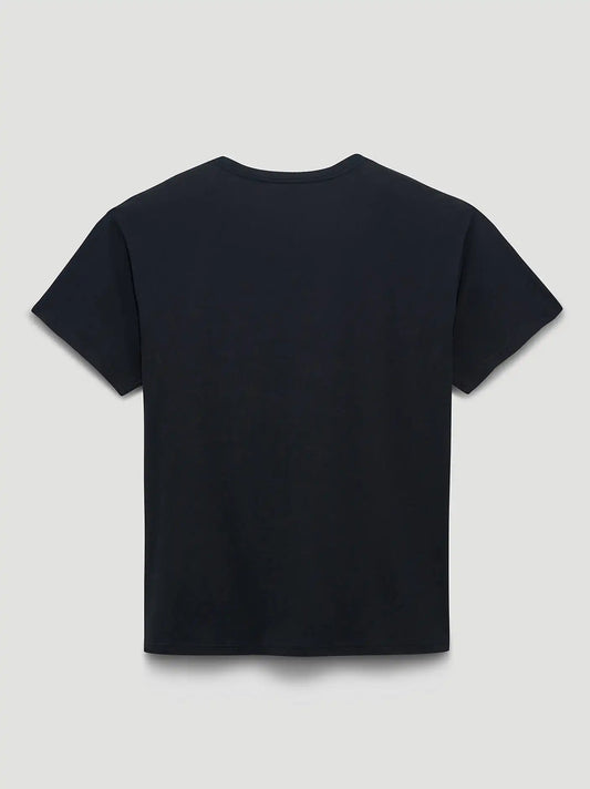 Lainey Wilson Thunderstorm Oversized Graphic Tee in Jet Black