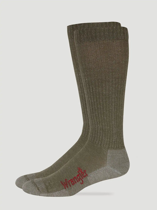 Mens Western Merino Wool Socks:Tan:L