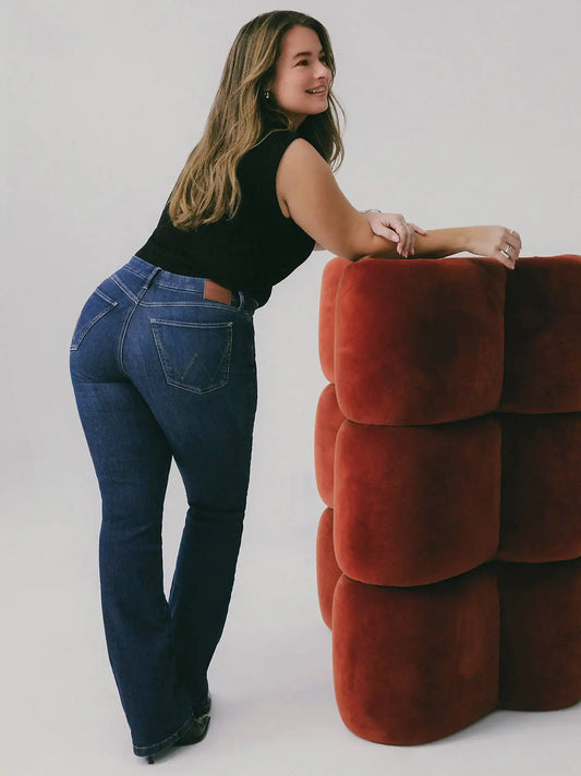 Women's Wrangler BESPOKE High Rise Bootcut Jean in Lacey