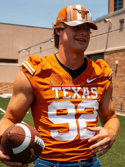 Texas Longhorns Brushpopper Hat:Orange:One Size