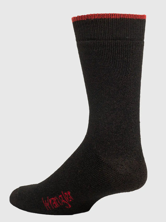 Mens Work Socks (3-Pack):Brown:ONE SIZE