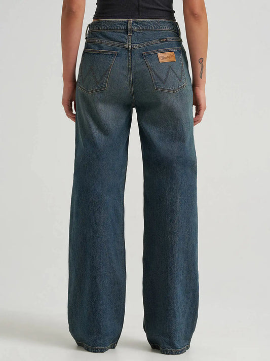 Women's Low Rise Baggy Jean in Butterfly